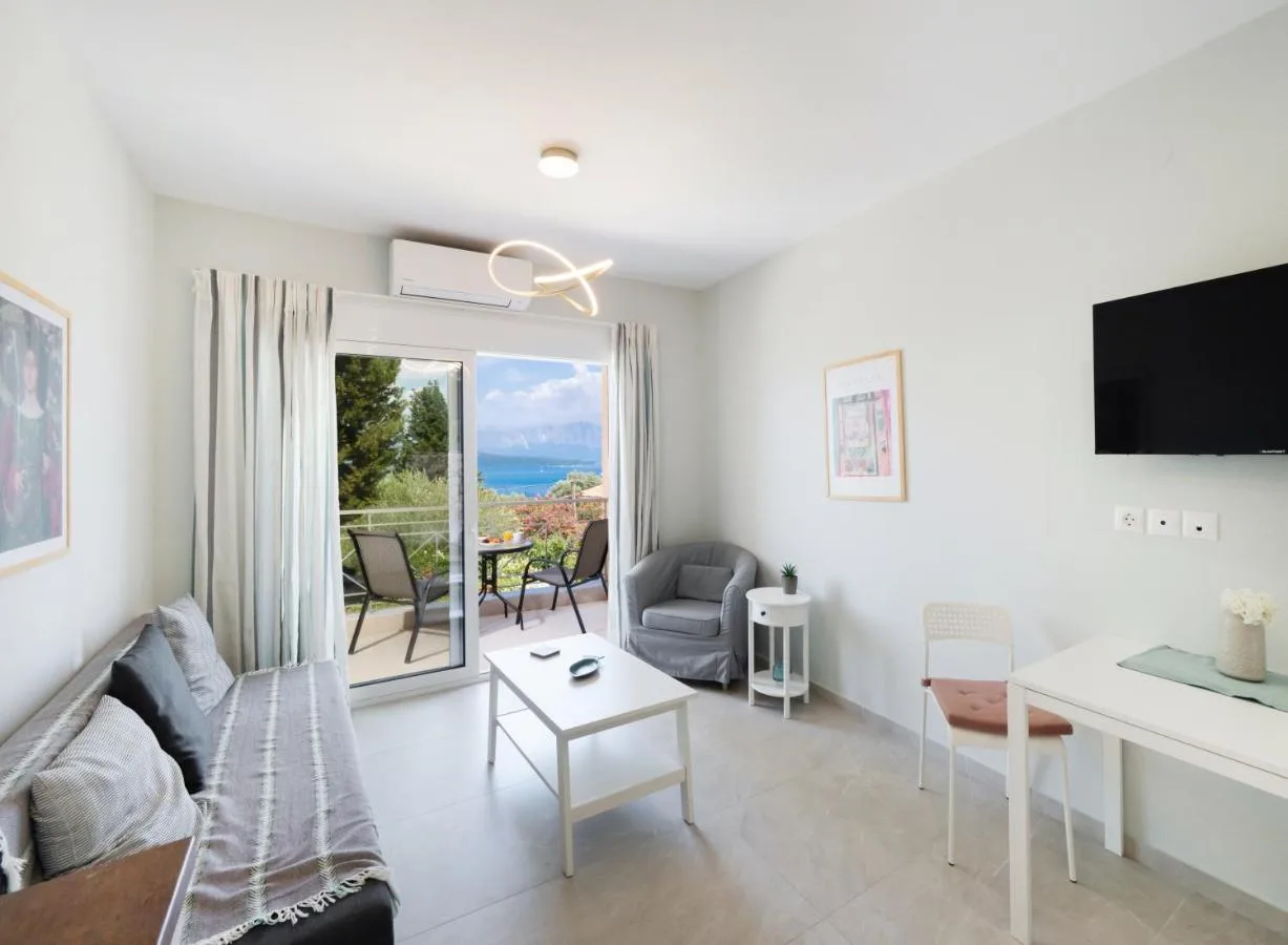 Εσωτερικός χώρος της Gerakofolia Villa